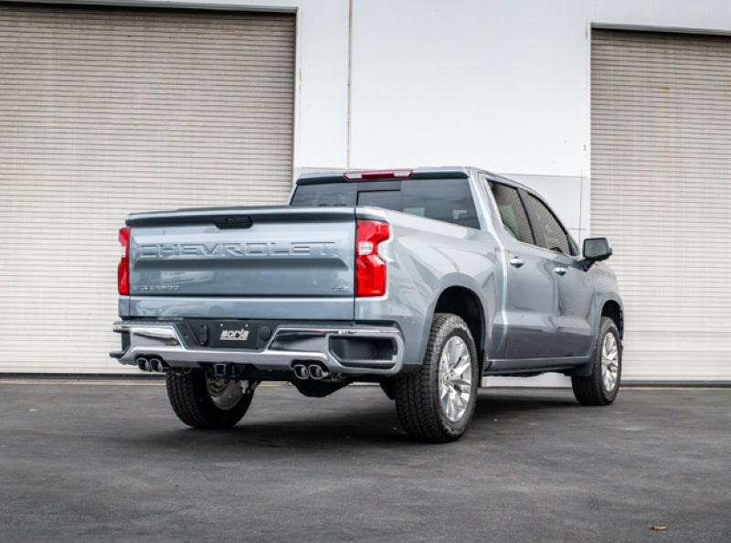 Borla 19 Chevrolet Silverado/GMC Sierra 1500 6.2L SS Touring Catback Exhaust - Square Chrome Tips-Borla-BOR140782