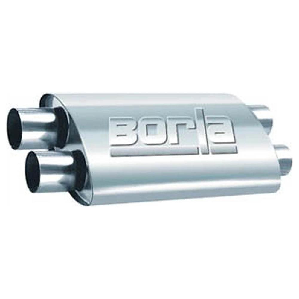 Borla 2.50in Dual In/Out 19in x 9.5in x 4in PRO-XS Muffler - Borla 400286