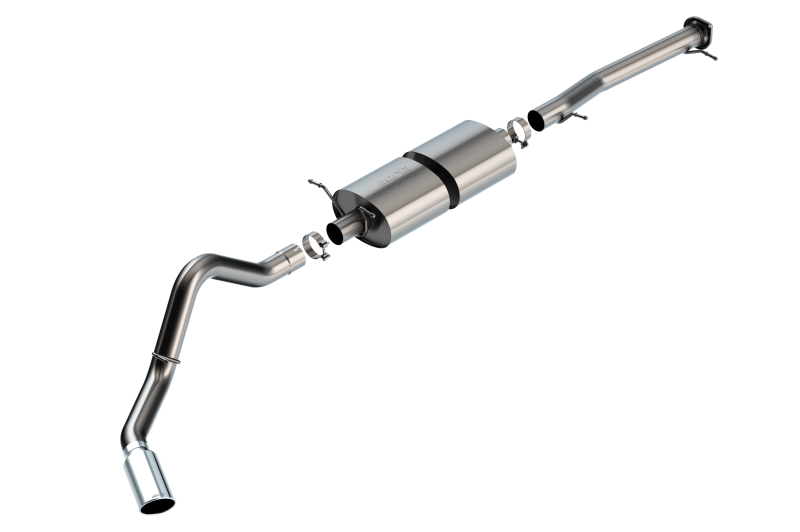 Borla 20-22 Chevrolet/GMC Silverado/Sierra 6.6L T-304 SS Cat-Back S-Type Exhaust - Brushed - Black Ops Auto Works