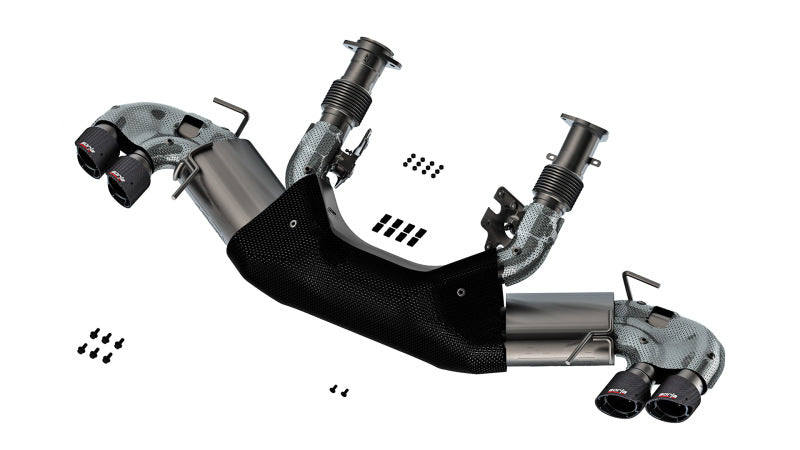 Borla 20-23 Chevy Corvette 6.2L V8 AT w/o NPP 3in ATAK Catback Exhaust - Carbon Fiber Tips-Borla-BOR140841CF