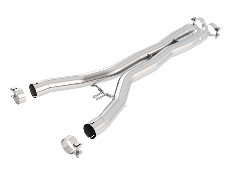 Borla 2014 Chevy Corvette Stingray X-Pipes (Smog Legal Cut and Clamp)-Borla-BOR60548