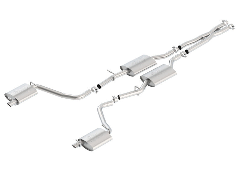 Borla 2015 Dodge Challenger 3.6L V6 ATAK Catback Exhaust No Tips Factory Valance-Borla-BOR140650