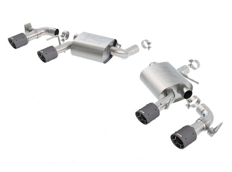 Borla 2016-2017 Chevy Camaro V8 SS AT/MT ATAK Rear Section Exhaust with Dual Mode Valves-Borla-BOR11925CF