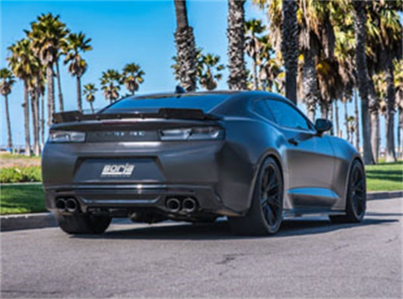 Borla 2016-2018 Chevrolet Camaro SS AT/MT RWD Ceramic Black S-Type Exhaust (w/ Dual Mode Valves)-Borla-BOR11924CB