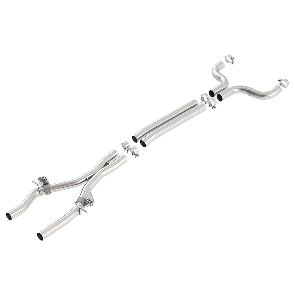 Borla 2016 Camaro SS 6.2L V8 X-Pipe w/ Mid Pipes w/ AFM Valves - Borla 60610