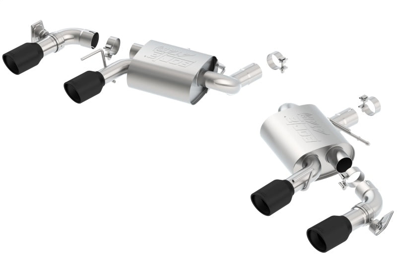 Borla 2016 Chevy Camaro V8 SS AT/MT ATAK Rear Section Exhaust w/ Dual Mode Valves Ceramic Black-Borla-BOR11925CB