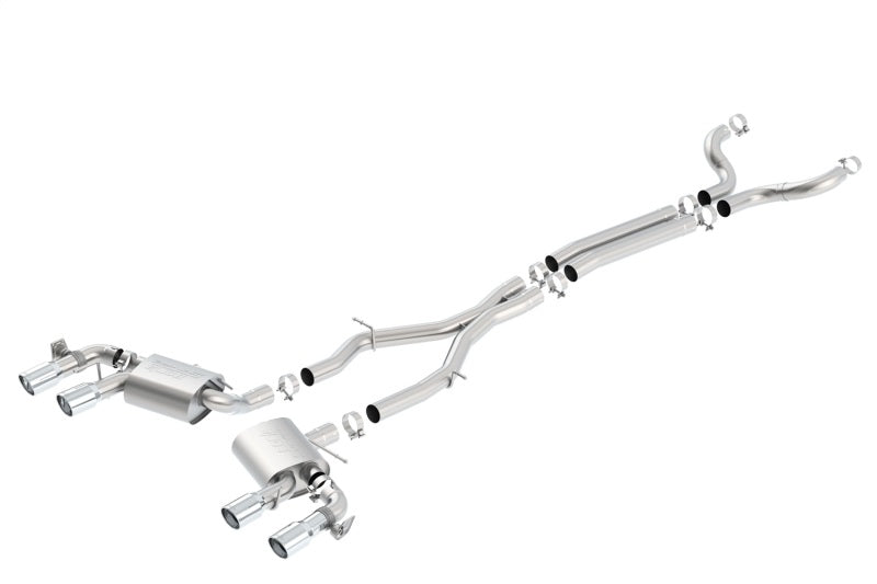 Borla 2017+ Chevy Camaro ZL1 6.2L S-Type Catback Exhaust w/ Dual Split Rear Exit-Borla-BOR140726