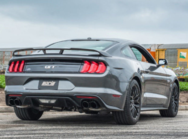 Borla 2018 Ford Mustang GT 5.0L AT/MT 3in ATAK Catback Exhaust Black Chrome Tips w/ Valves-Borla-BOR140743BC