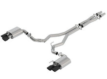Load image into Gallery viewer, Borla 2018 Ford Mustang GT 5.0L AT/MT 3in ATAK Catback Exhaust Black Chrome Tips w/ Valves-Borla-BOR140743BC
