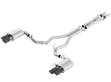 Load image into Gallery viewer, Borla 2018 Ford Mustang GT (A/T / M/T) 3in ATAK Catback Exhaust w/o Valves w/ Black Chrome Tips-Borla-BOR140746BC