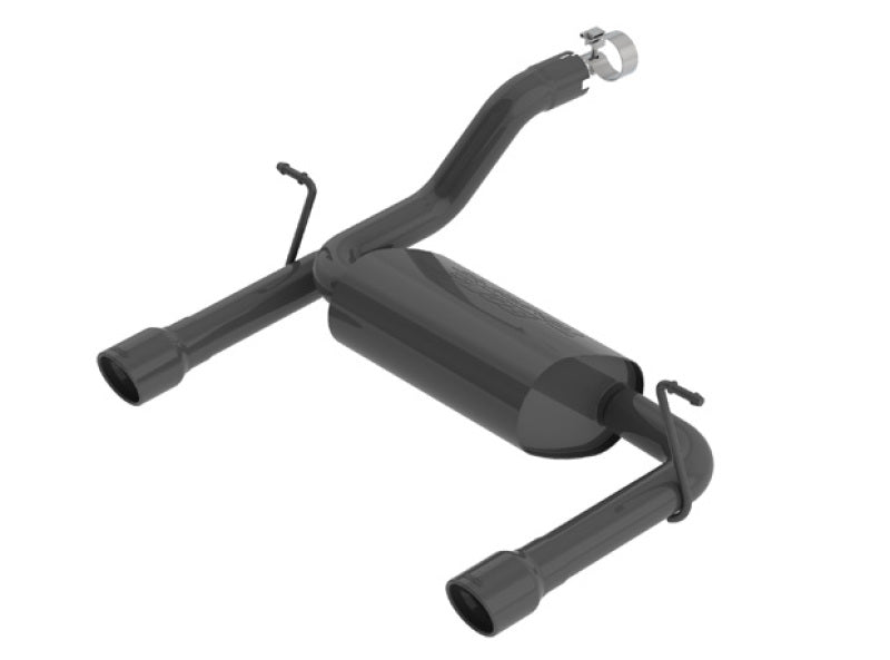 Borla 2018 Jeep Wrangler JL/JLU 3.6L 2DR/4DR Touring SS Axle Back Black Coated Exhaust w/3.5in Tips-Borla-BOR11955CB