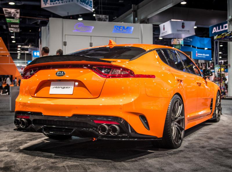 Borla 2018 Kia Stinger 2.0L/3.3L AT RWD/AWD 2.25in Carbon Fiber Tip Kit-Borla-BOR20165