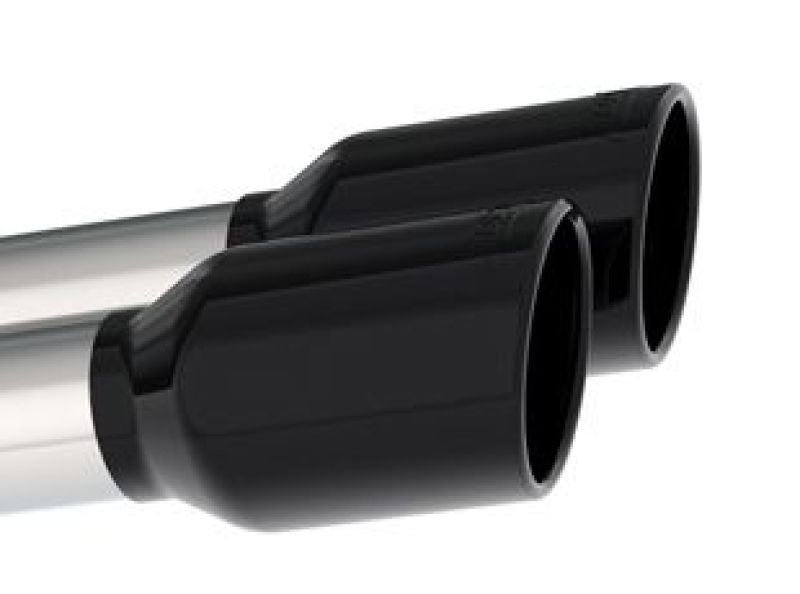 Borla 2020 Chevrolet Corvette C8 6.2 ATAK 3in Exhaust System Dual Round Rolled A/C Black Chrome Tips-Borla-BOR140839BC