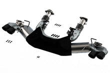 Load image into Gallery viewer, Borla 2020 Chevrolet Corvette C8 6.2 ATAK 3in Exhaust System Dual Round Rolled A/C Black Chrome Tips-Borla-BOR140839BC