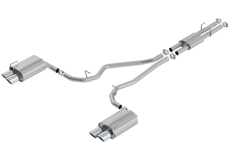 Borla 2020 Ford Explorer ST 3.0L V6 2.25in ATAK Exhaust - Chrome Tips-Borla-BOR140821