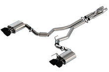 Load image into Gallery viewer, Borla 2020 Ford GT500 5.2L AT 3in ATAK CatBack Exhaust w/ Black Chrome Tips-Borla-BOR140837BC