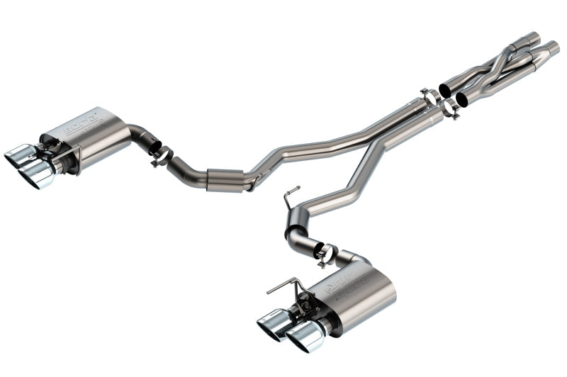 Borla 2020 Ford GT500 5.2L AT 3in ATAK CatBack Exhaust w/ Chrome Tips-Borla-BOR140837