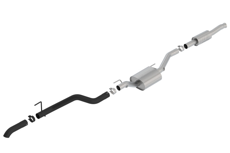Borla 2020 Jeep Gladiator JT 3.6L V6 AWD ATAK Climber Catback w/ Black Turndown Tip & Over-Axle-Borla-BOR140810CB