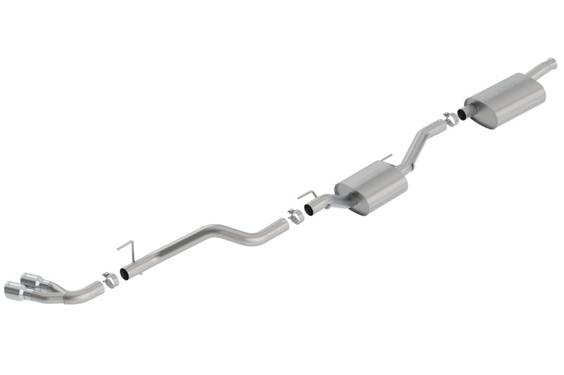 Borla 2020 Jeep Gladiator JT 3.6L V6 AWD Touring Dual Side Catback w/ Chrome Tips-Borla-BOR140811