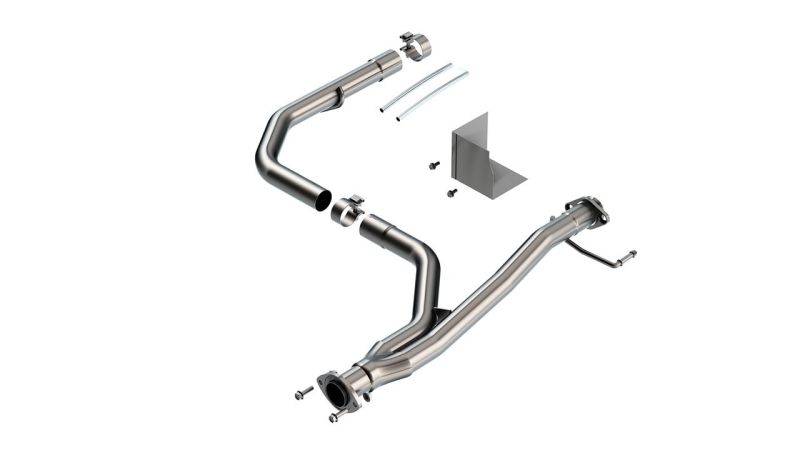 Borla 2021-2022 Toyota Tacoma 3.5L V6 T-304 Stainless Steel Y-Pipe - Brushed-Borla-BOR60699