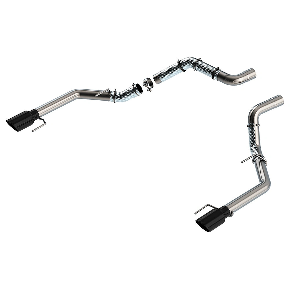 Borla 21-23 Ford Raptor 3in Connection Pipe 4.5in Tip - Black Chrome-Borla-BOR60727BC