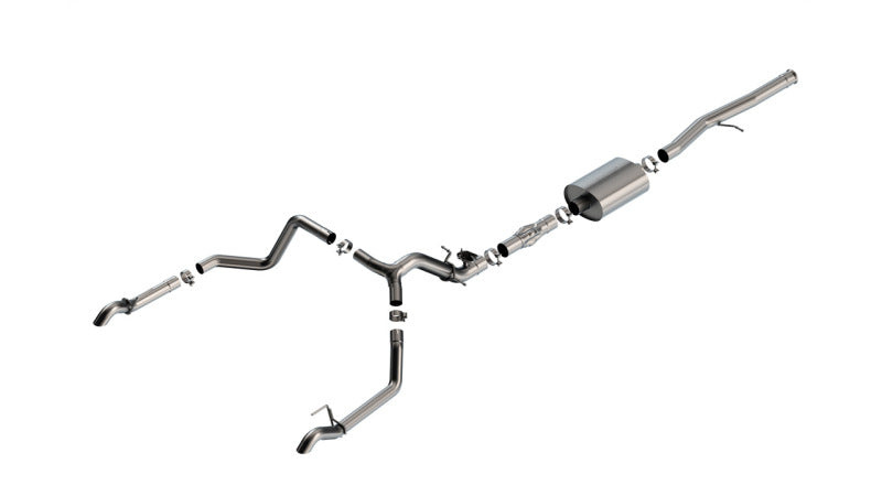 Borla 2024 Chevrolet/GMC 1500 ZR2 & AT4X 6.2L V8 4WD 4DR ATAK Catback Exhaust w/ Turndown Tips-Borla-BOR141004