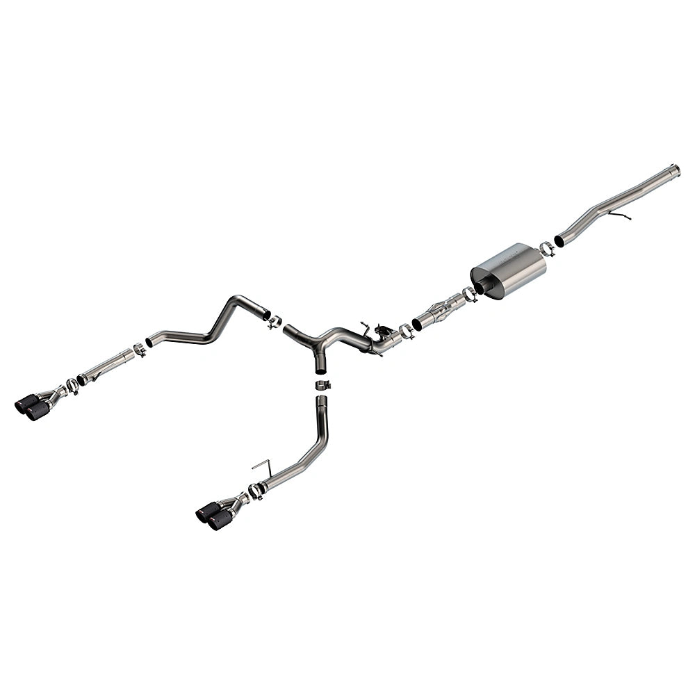 Borla 2024 Chevy Silverado 1500 6.2L V8 ATAK Catback Exhaust w/ Simulator - CF Black Anodized - Borla 140997CFBA