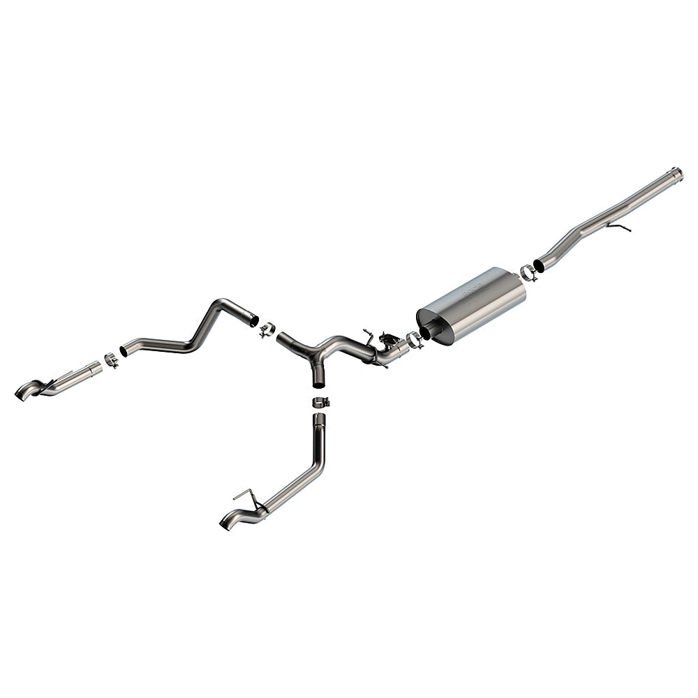 Borla 2024 Chevy Silverado 1500 6.2L V8 Touring Catback Exhaust (Use Fact Fascia Tips) - Borla 140990