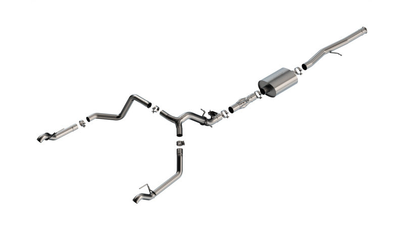 Borla 2024 Chevy Silverado 1500 6.2L V8 ATAK Catback Exhaust (Use Fact Fascia Tips)-Borla-BOR140996