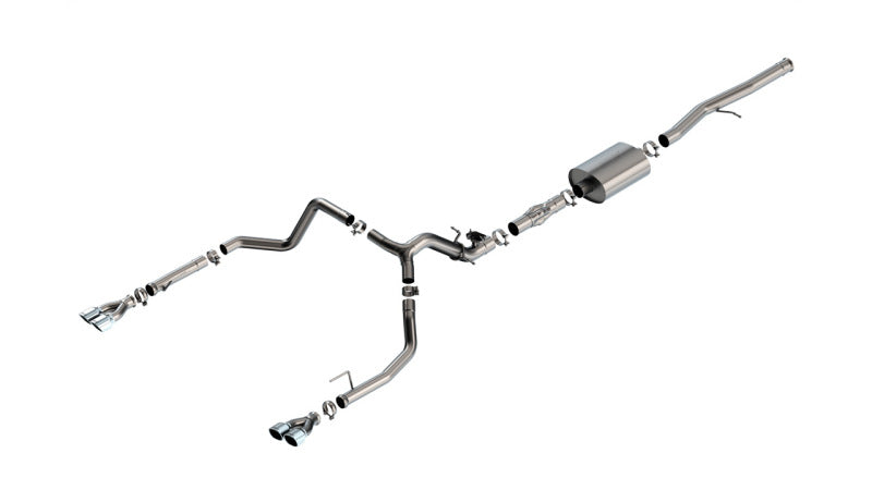 Borla 2024 Chevy Silverado 1500 6.2L V8 ATAK Catback Exhaust w/ Simulator - Chrome-Borla-BOR140998