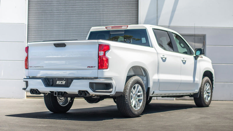 Borla 2024 Chevy Silverado 1500 6.2L V8 Touring Catback Exhaust w/ Simulator - CF Black Anodized-Borla-BOR140991CFBA