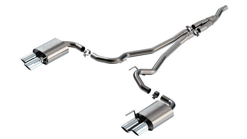 Borla 2024 Ford Mustang Ecoboost 2.3L Cat-Back Exhaust System ATAK w/ Quad Tip - Non-Active-Borla-BOR140982