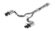 Load image into Gallery viewer, Borla 2024 Ford Mustang GT 5.0L V8 3 in ATAK Catback Non-Active Exhaust- Carbon Fiber Quad Tip-Borla-BOR140970CFBA