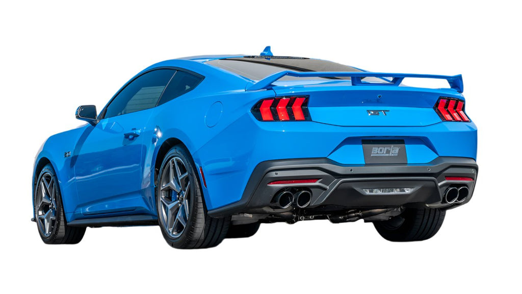 Borla 2024 Ford Mustang GT 5.0L V8 w/ Active Exhaust S-Type Axle-Back Exhaust System - Black Chrome-Borla-BOR11985BC