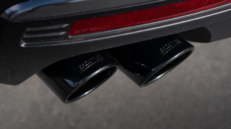 Borla 21-22 Chevrolet Tahoe 5.3L V8 2/4WD 4DR 3in/2.75in Touring Cat-Back Exhaust -Black Chrome Tips-Borla-BOR140856BC