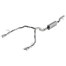 Load image into Gallery viewer, Borla 21-22 Chevrolet Tahoe 6.2L V8 2/4WD 4DR Brushed T-304 Stainless Steel Touring Cat-Back Exhaust - Borla 140858