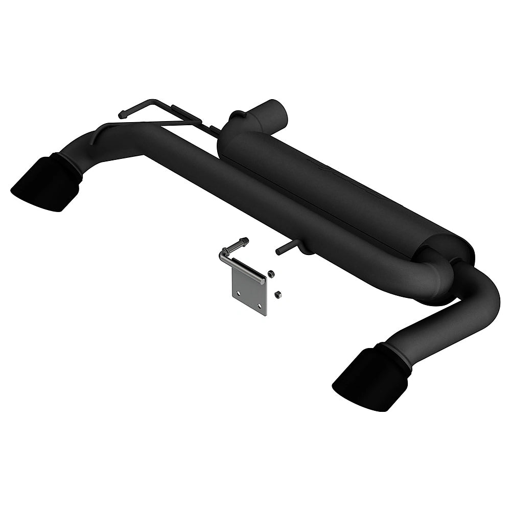 Borla 21-22 Ford Bronco 2.3L 4WD ATAK Axle Back Exhaust w/ Black Coated Tips-Borla-BOR11975CB