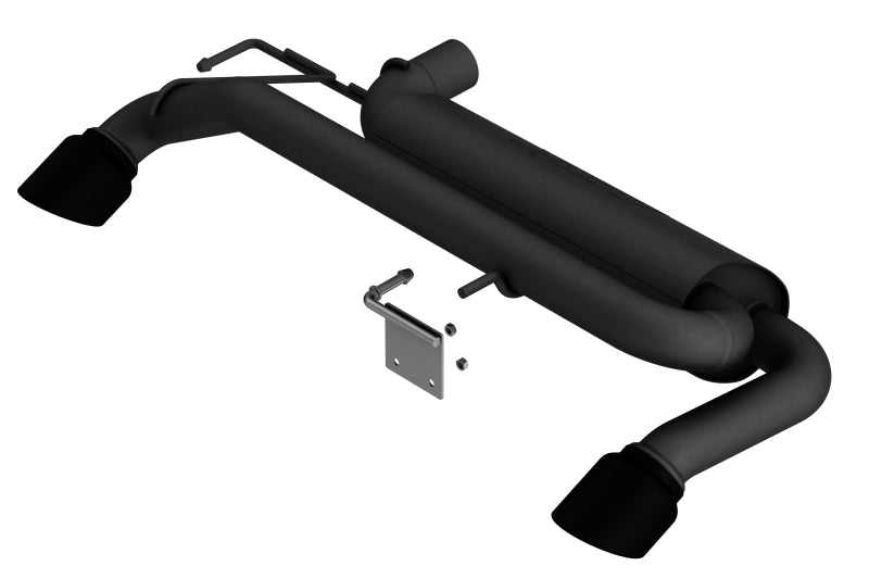 Borla 21-22 Ford Bronco 2.3L 4WD ATAK Axle Back Exhaust w/ Black Coated Tips-Borla-BOR11975CB