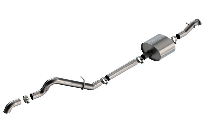 Borla 21-22 Ford Bronco 2.7L 2DR/4DR T-304 Stainless Steel Cat-Back S-Type Exhaust - Brushed-Borla-BOR140902