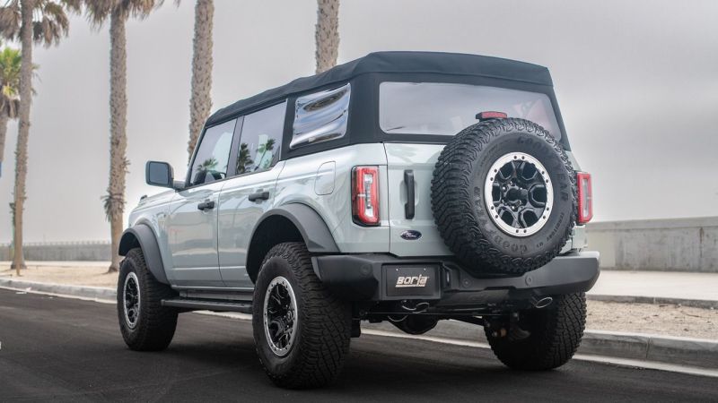 Borla 21-22 Ford Bronco 2.7L V6 4WD Touring Axle Back Exhaust w/ Bright Chrome Tips-Borla-BOR11976