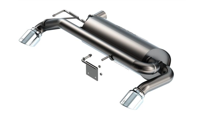 Borla 21-22 Ford Bronco 2.7L V6 4WD Touring Axle Back Exhaust w/ Bright Chrome Tips-Borla-BOR11976