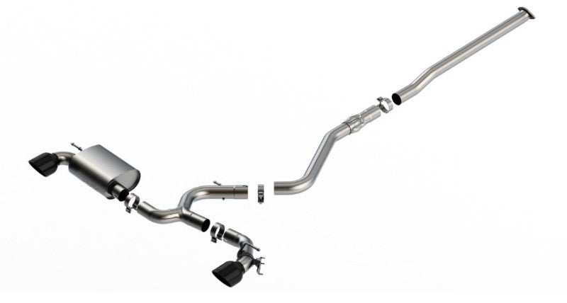 Borla 22-23 Hyundai Kona N 2.0L 4 CYL. Turbo AT/MT ATAK Catback Exhaust Black Chrome-Borla-BOR140926BC