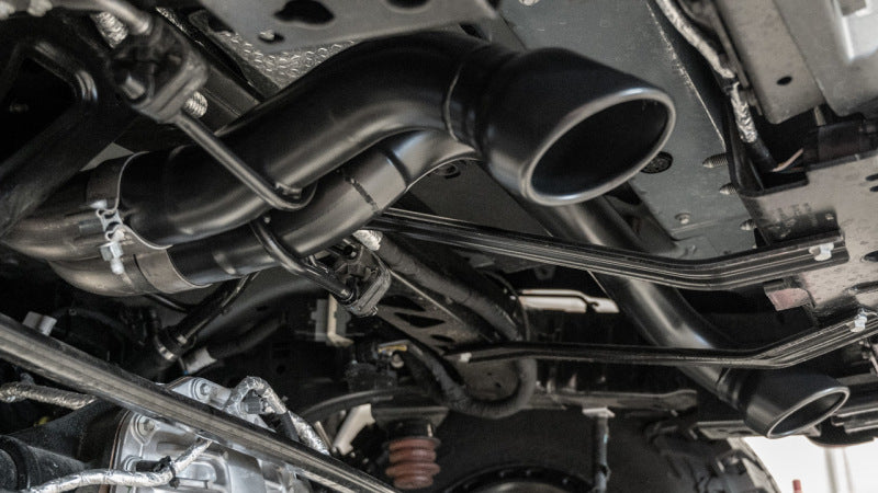 Borla 22-24 Ford Bronco Raptor V6 Turbo AT 2WD / 4WD ATAK Catback Exhaust w/ 4in Black Coated Tips-Borla-BOR140934CB
