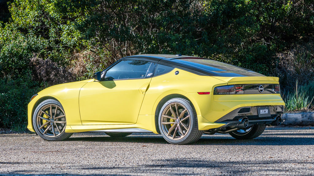 Borla 22-24 Nissan Z 2.5in ATAK Cat Back Exhaust 4.5in Tip - Carbon Fiber Black Anodized-Borla-BOR140930CFBA