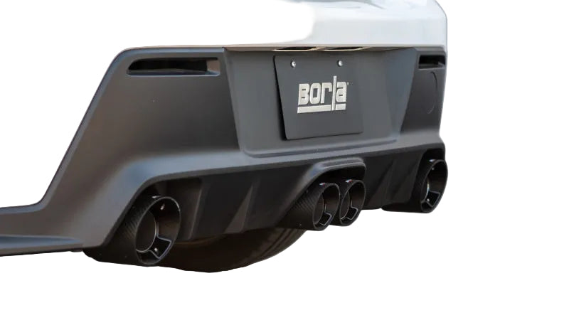 Borla 23-24 Toyota GR Corolla ATAK Cat Back System - Carbon Fiber & Black Anodized-Borla-BOR140942CFBA