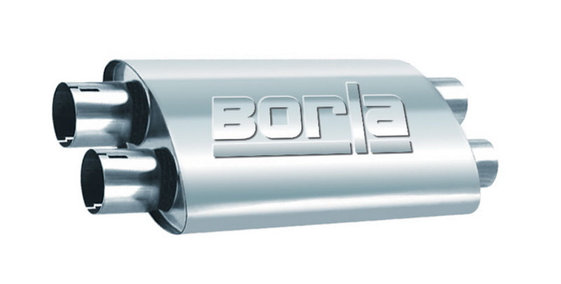 Borla 2.25in Dual In/Out 19in x 9.5in x 4in Turbo XL Muffler-Borla-BOR400287