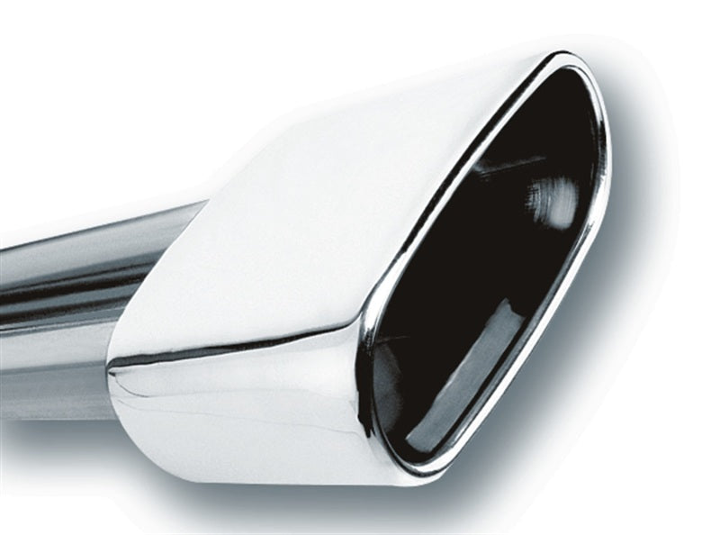 Borla 2.5in Inlet 6.69in x 3in Rectangular Rolled Angle Cut Single Inlet x 5.63in Long Exhaust Tip-Borla-BOR20244