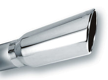 Load image into Gallery viewer, Borla 4in Inlet 5in Round Rolled Angle Cut w/ Clamp x 14in Long Exhaust Tip-Borla-BOR20249