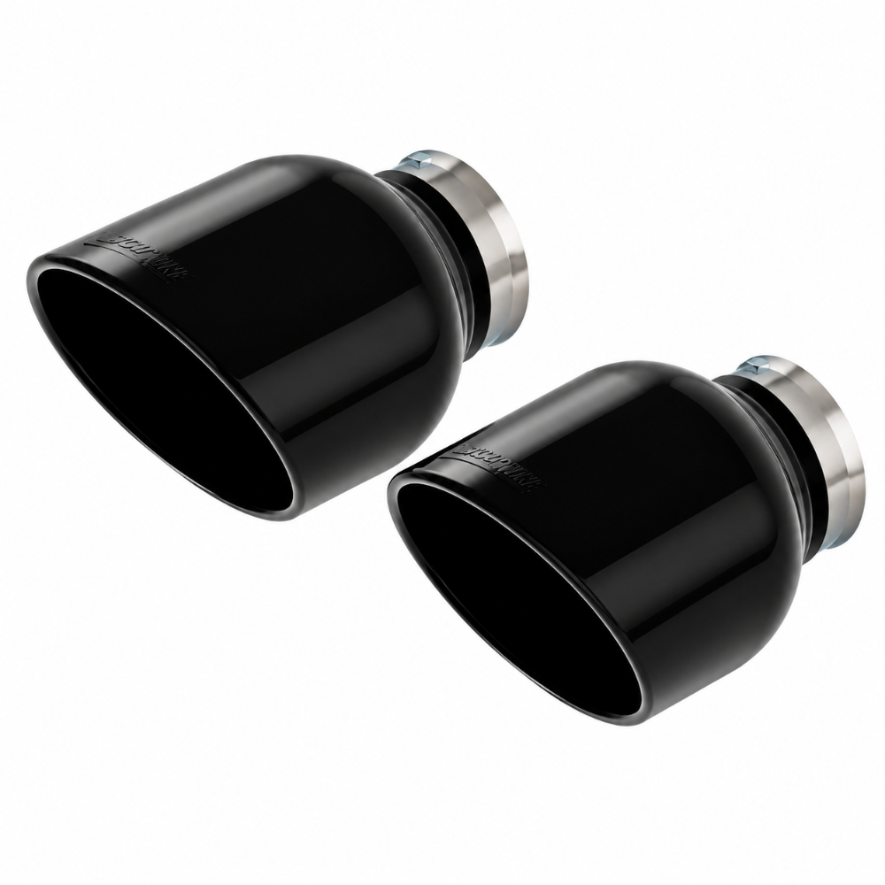 Borla 60729BC 5 inch black chrome exhaust tips for 2015-2024 Dodge Charger V8