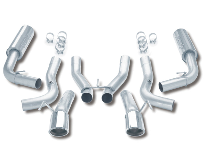 Borla 96-02 Viper GTS/R/T-10 Coupe/Convertible 2dr w/ 2.5in Inlets SS Catback Exhaust System-Borla-BOR14663